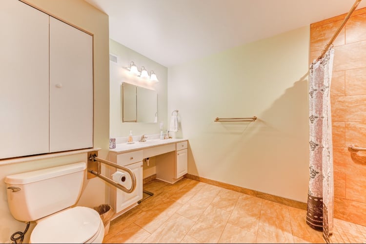 in-law suite addition - accessible toilet