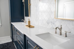 What does a plumber do for a bathroom remodel? | Tilghman Builders