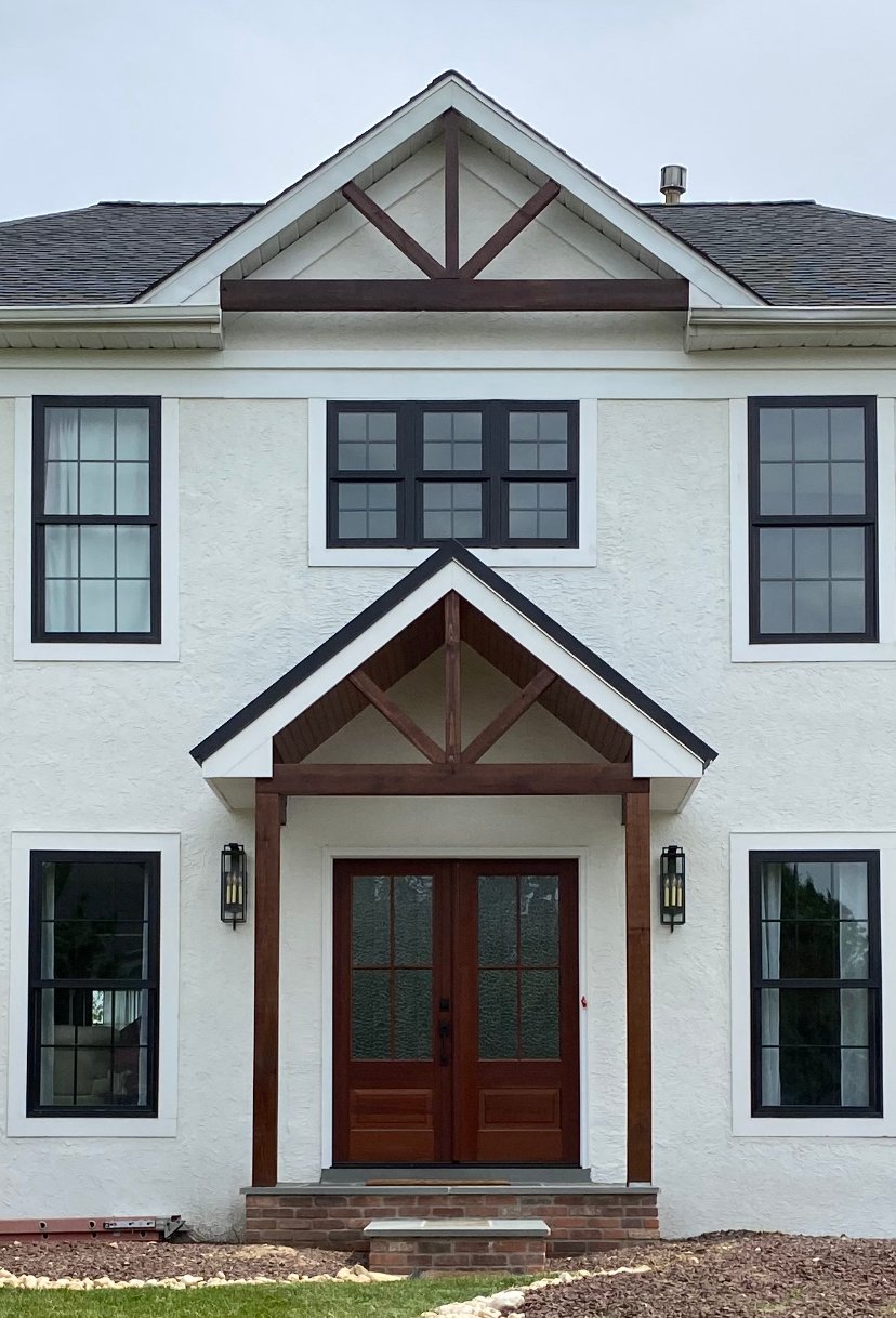 Cinnabar portico after