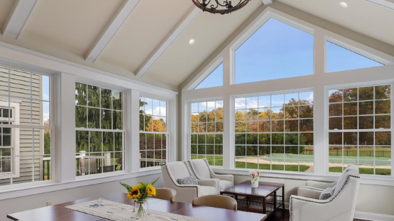 Inside of Home Addition Project by Tilghman Builders