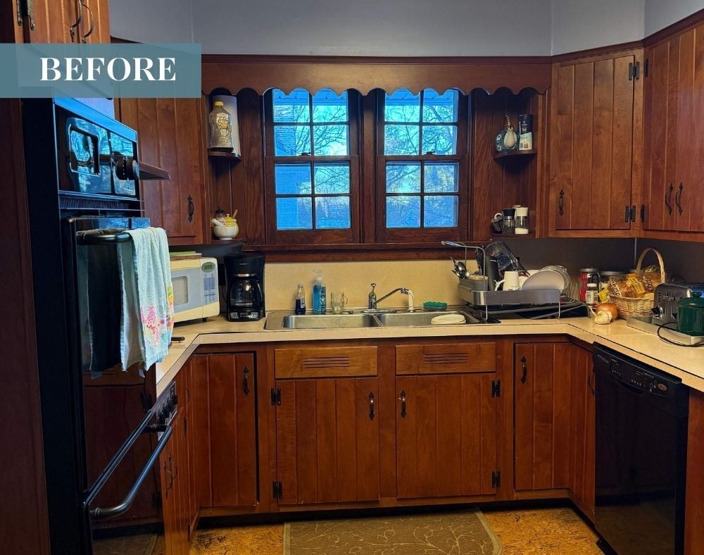kitchen before
