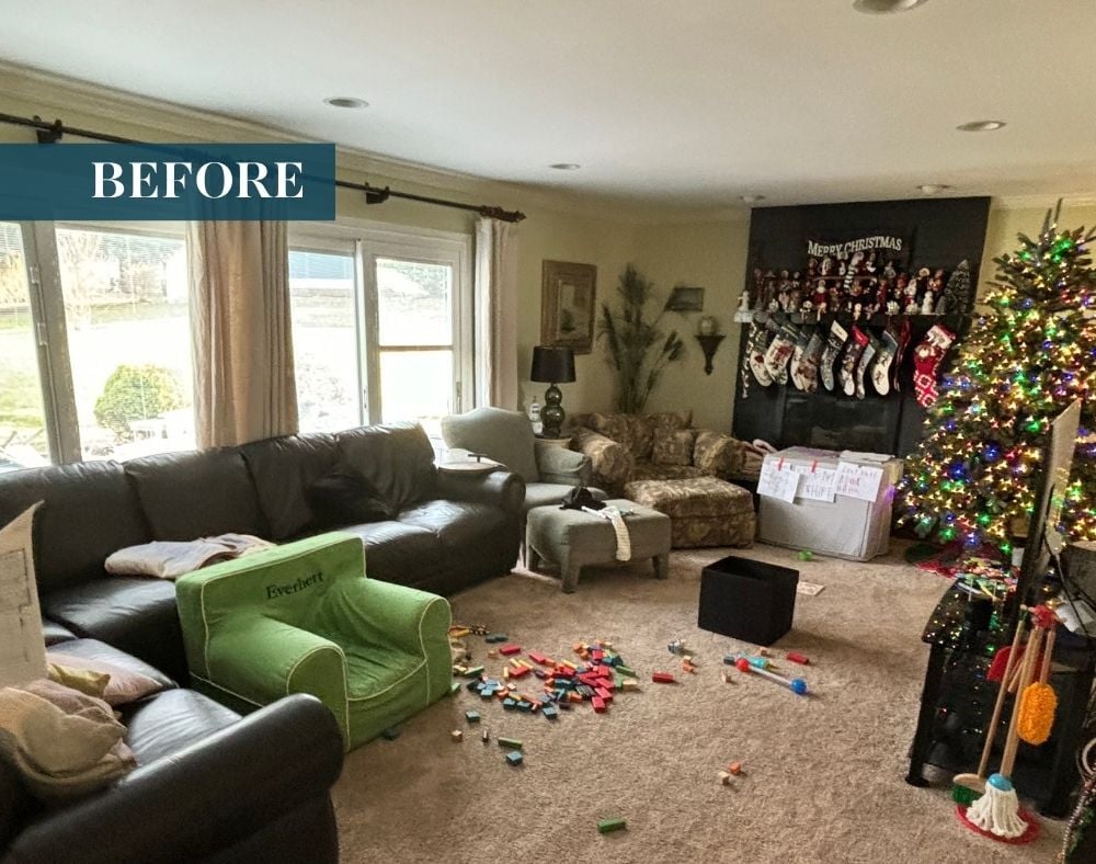 living room before