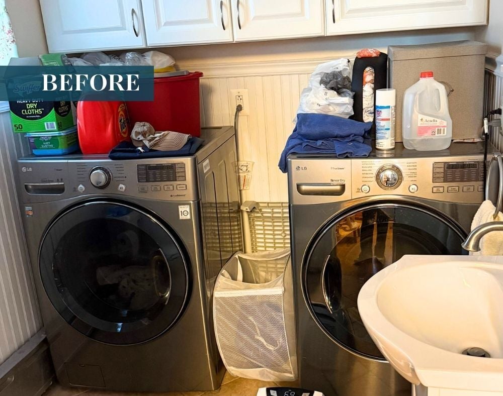 laundry room before