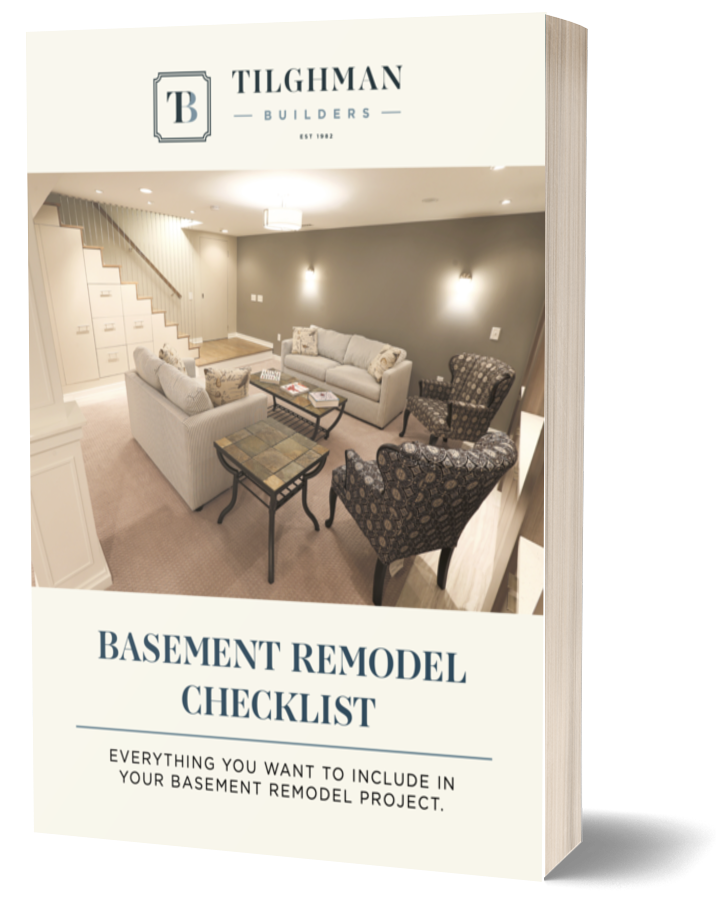 Basement Remodel Checklist Book Cover Mockup